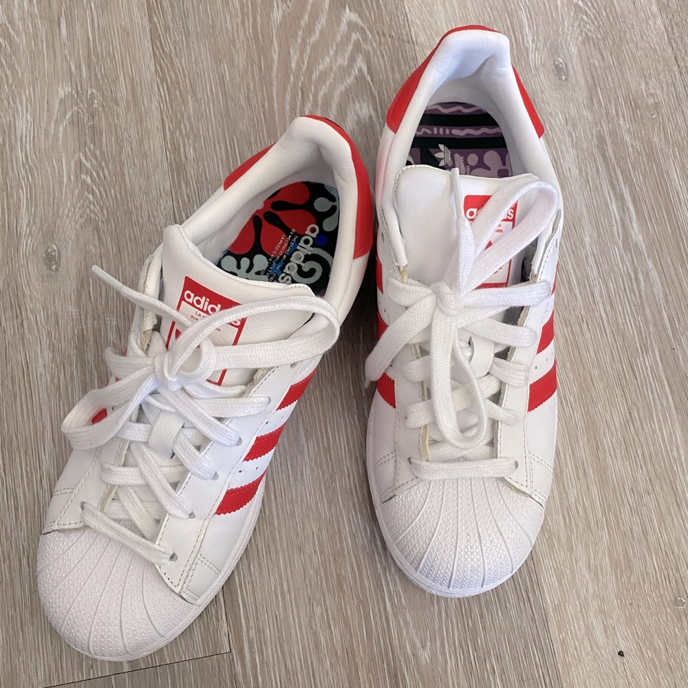 Adidas Superstar Active Red Shell Toes - image 2